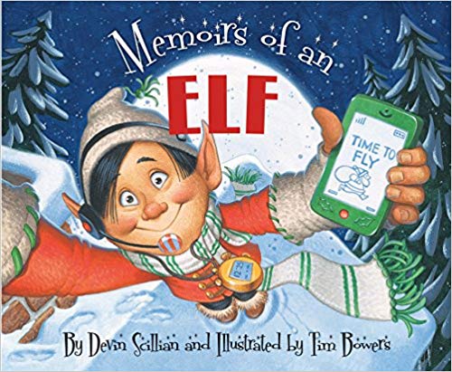 cover of Memories of an Elf picture book for top Christmas books for Kids