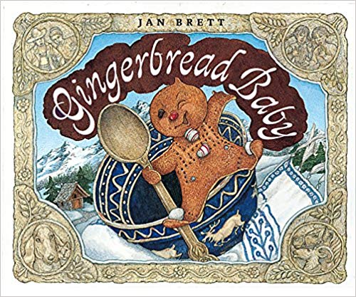 cover of the Gingerbread Baby Picture Book by Jan Brett