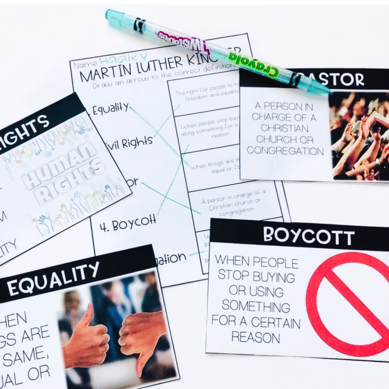 Martin Luther King Jr. Activities for Kids