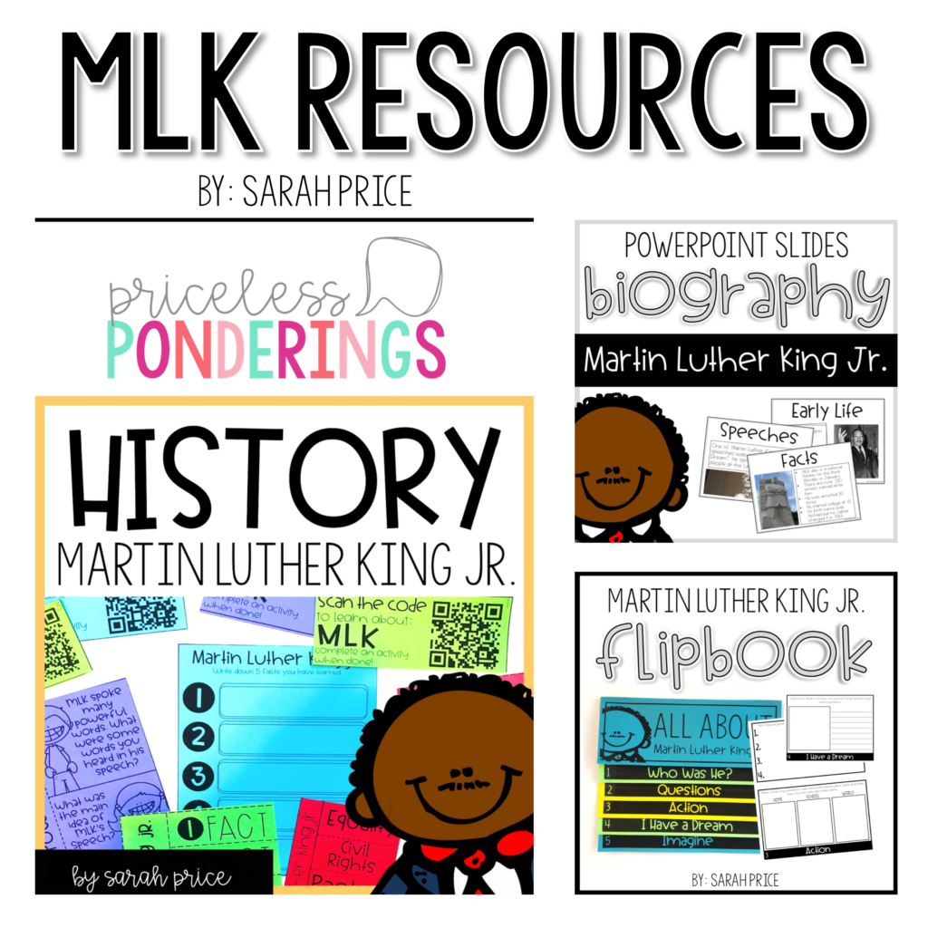 Help teach your students about Martin Luther King day and Black history month with these Martin Luther King Jr. activities.