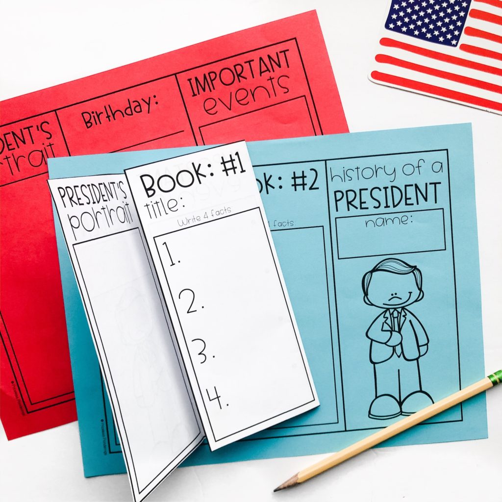 Presidents Day Facts Research brochure