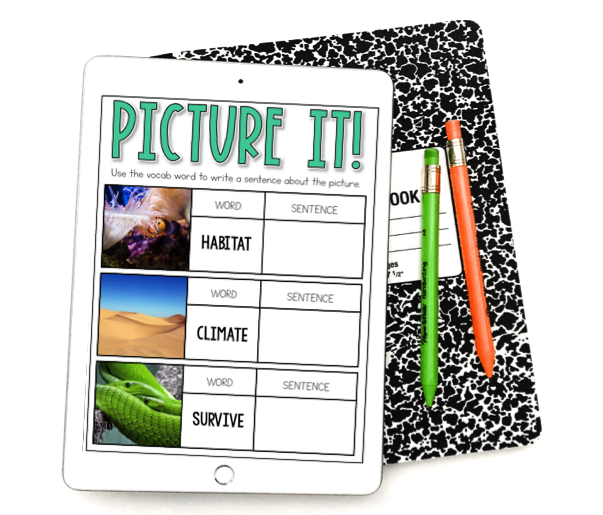 habitats digital activities for distance learning ipad activity. 