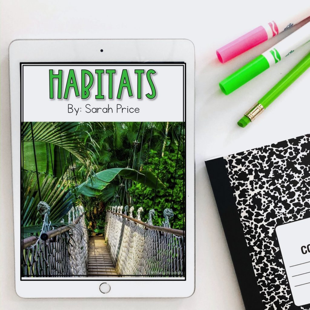 habitats activities for distance learning google slides