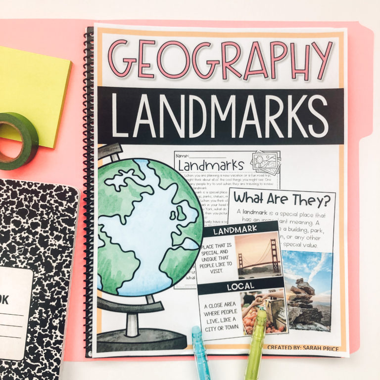 Landmarks activity book cover