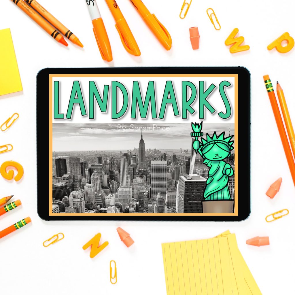 landmark activities for Google Slides