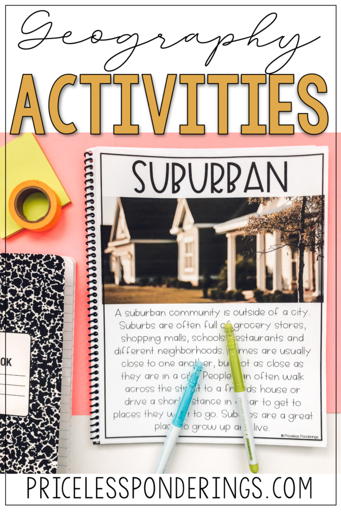 urban suburban and rural communities lesson plans picture