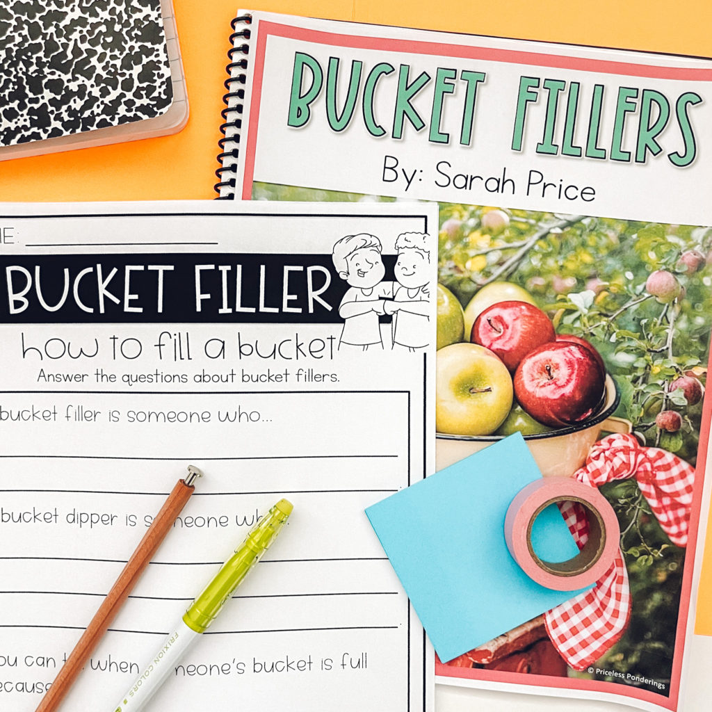 back to school how to be a bucket filler activities picture 