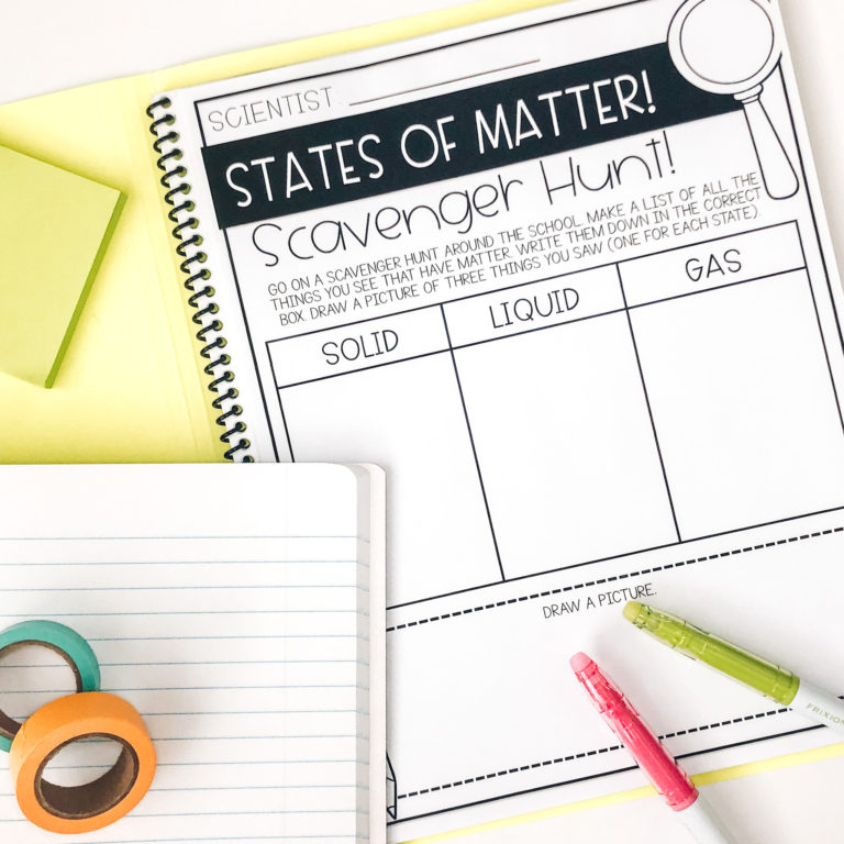 States of matter activities for kids blog post image