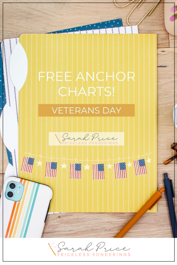 Veteran's Day activities for kids blog post pin image