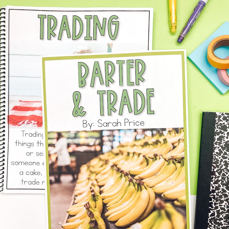 barter and trade reading comprehension activities