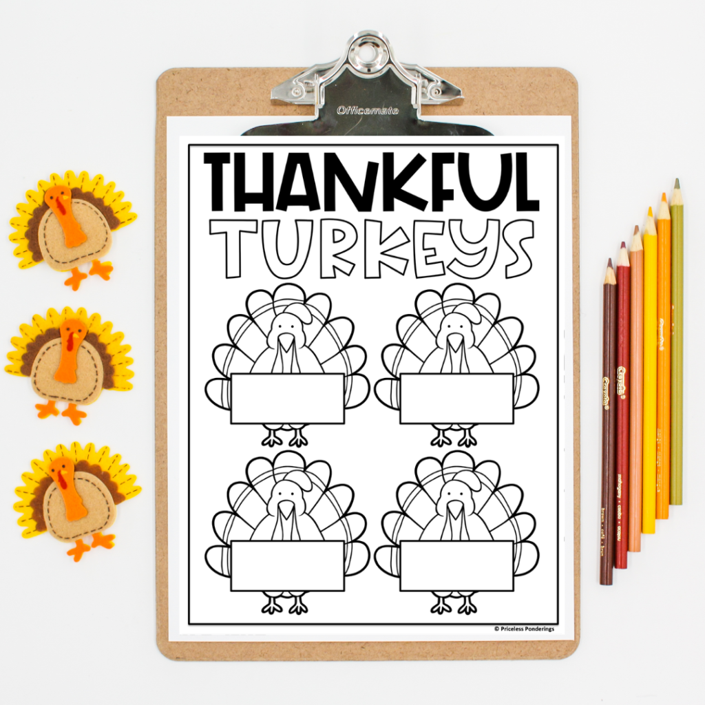 thankful turkey anchor chart picture