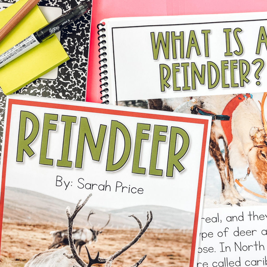 reindeer science nonfiction reader picture