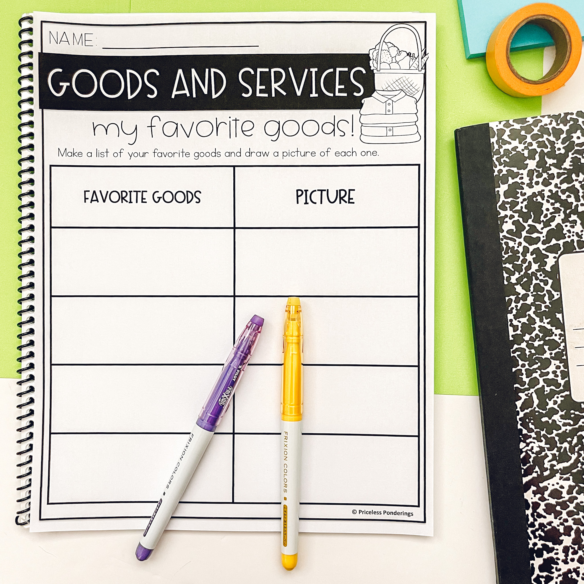 Teaching Goods And Services: Simple And Time-Saving Activities ...