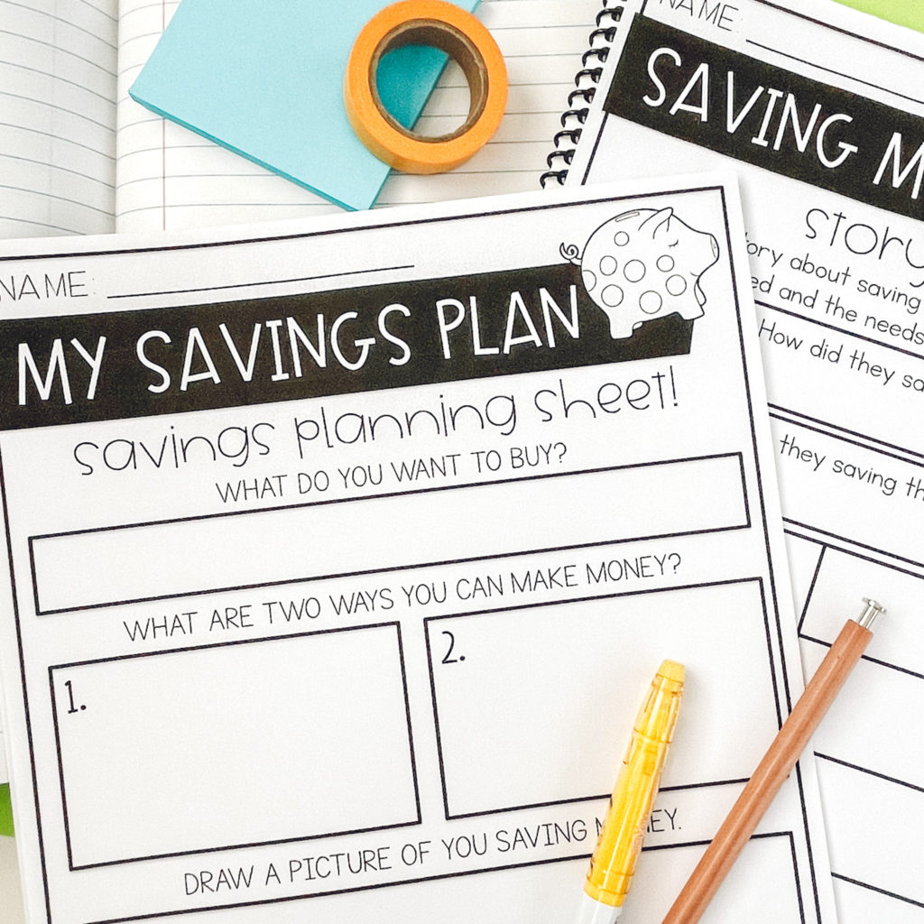 saving and spending activity picture