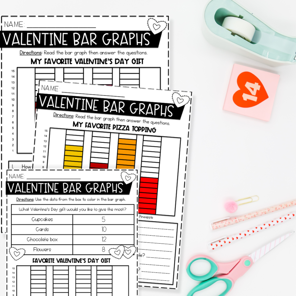 Valentine's Day math activities for kids