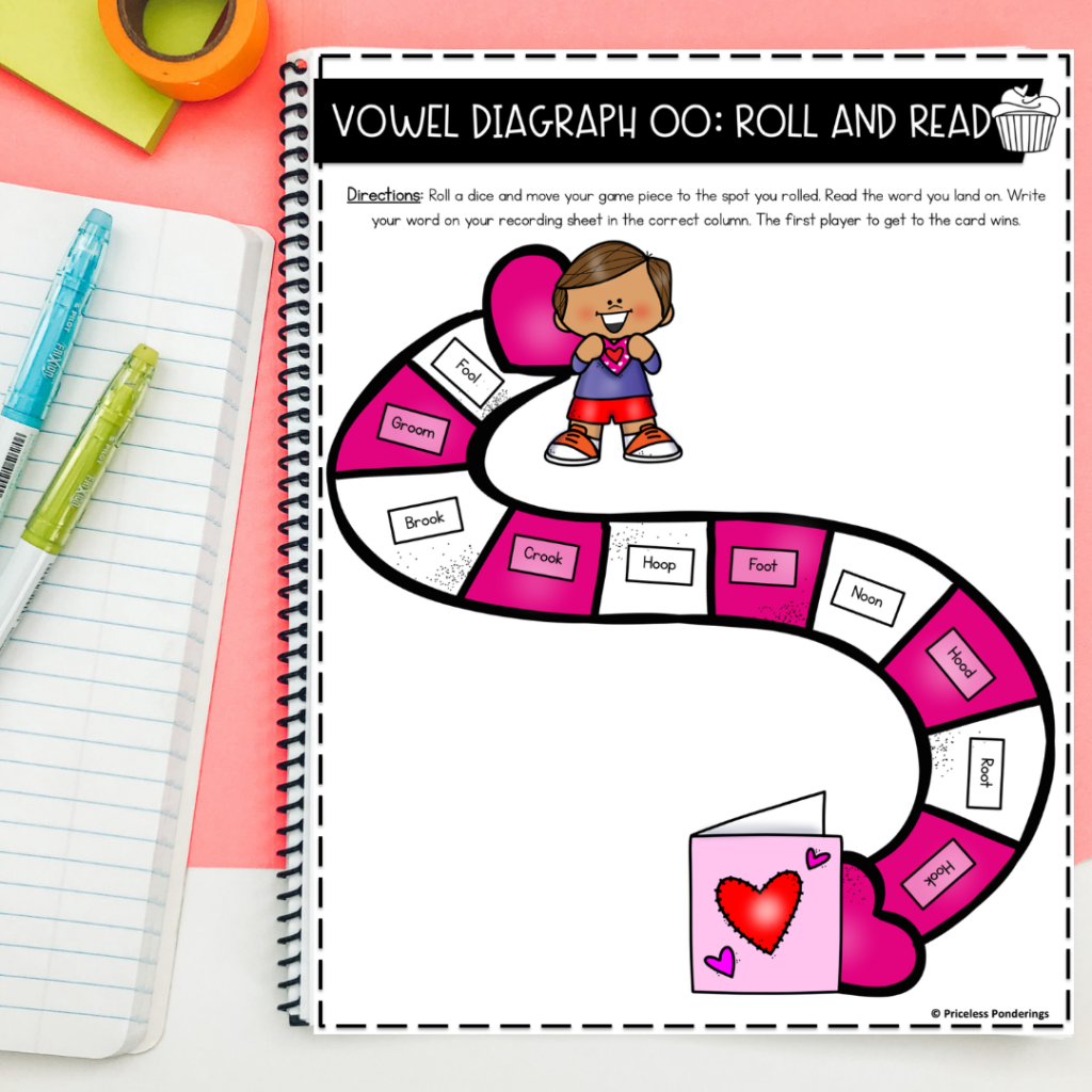 Valentine's Day ideas for students word work