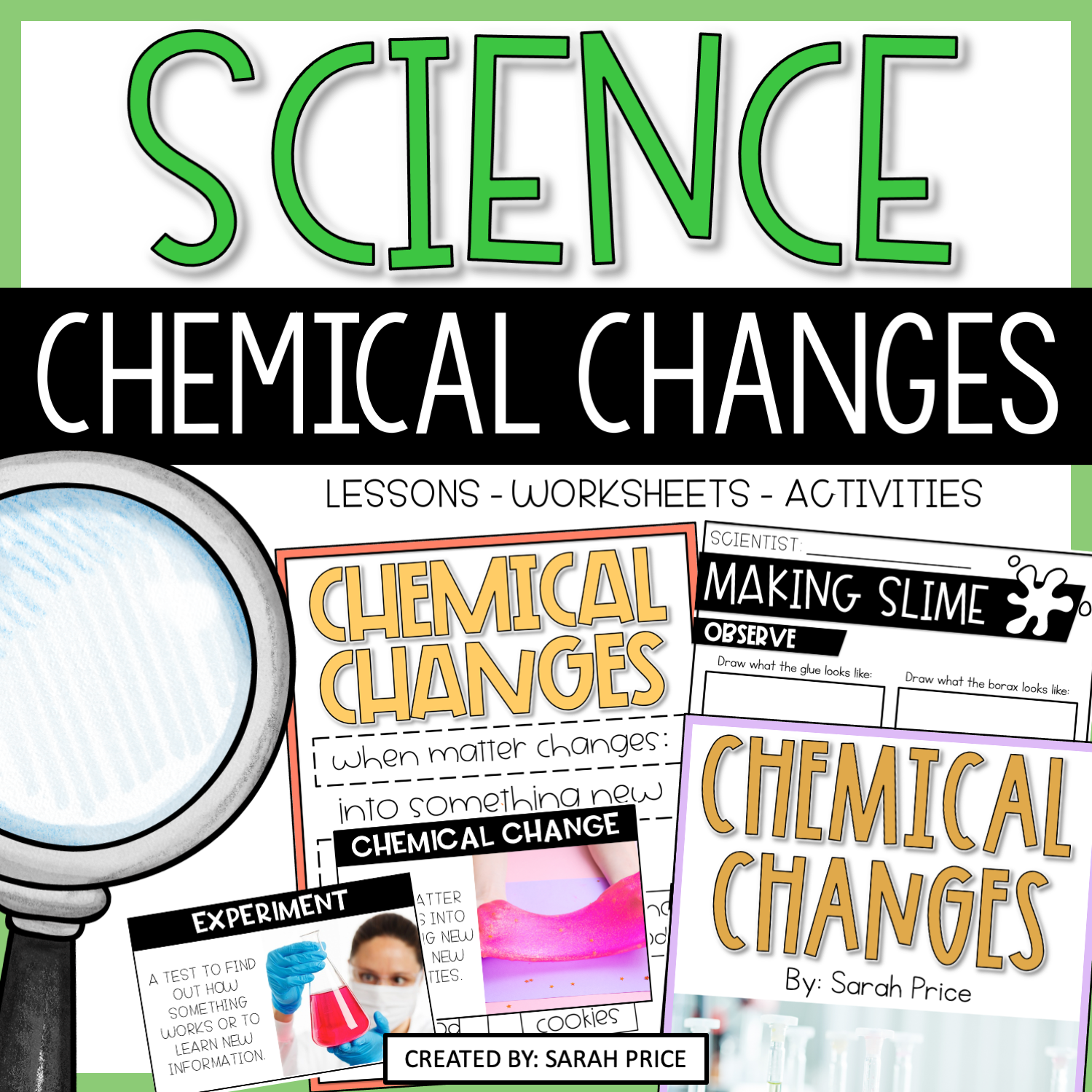 2nd grade physical and chemical changes unit picture