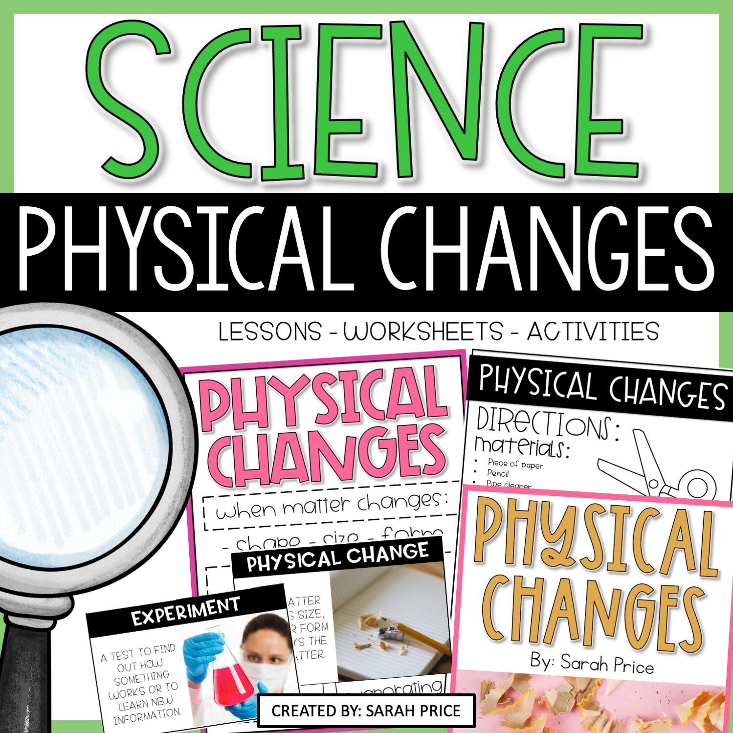 2nd grade physical and chemical changes unit picture