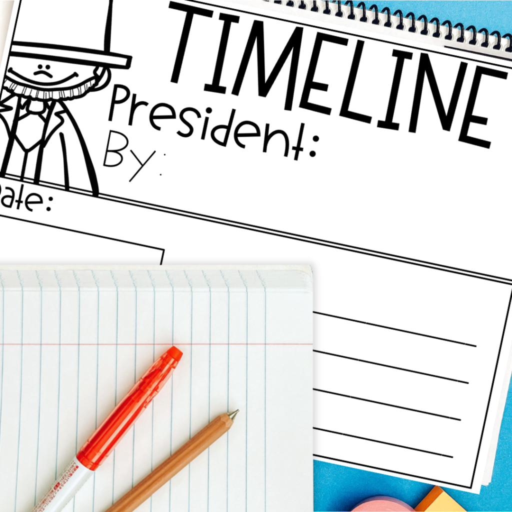 all about the presidents of the United States timeline activities 