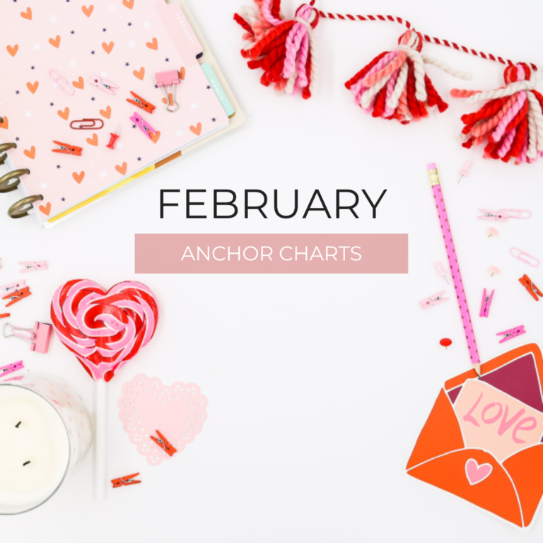 February activities for kids anchor chart ideas