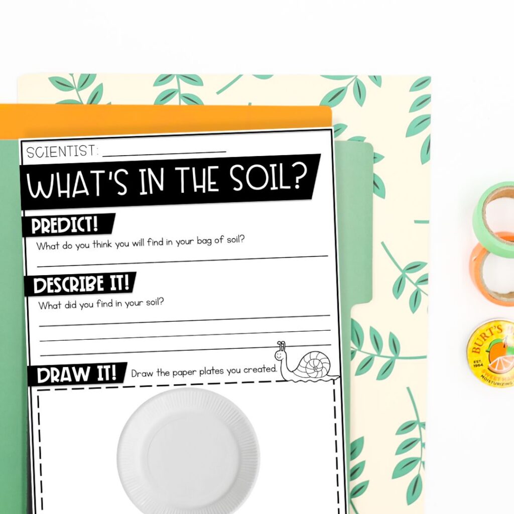 sorting soil activity picture 