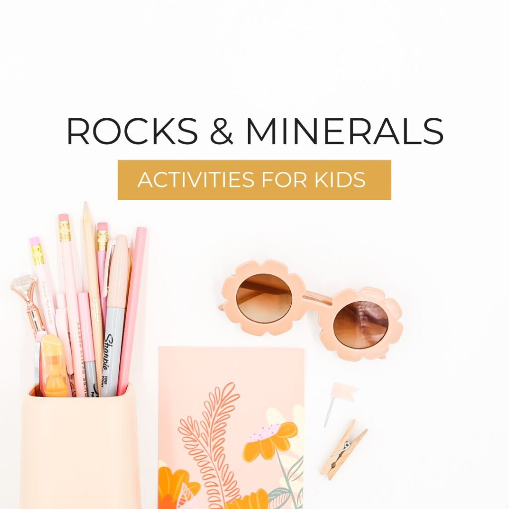 teaching rocks and minerals blog post image