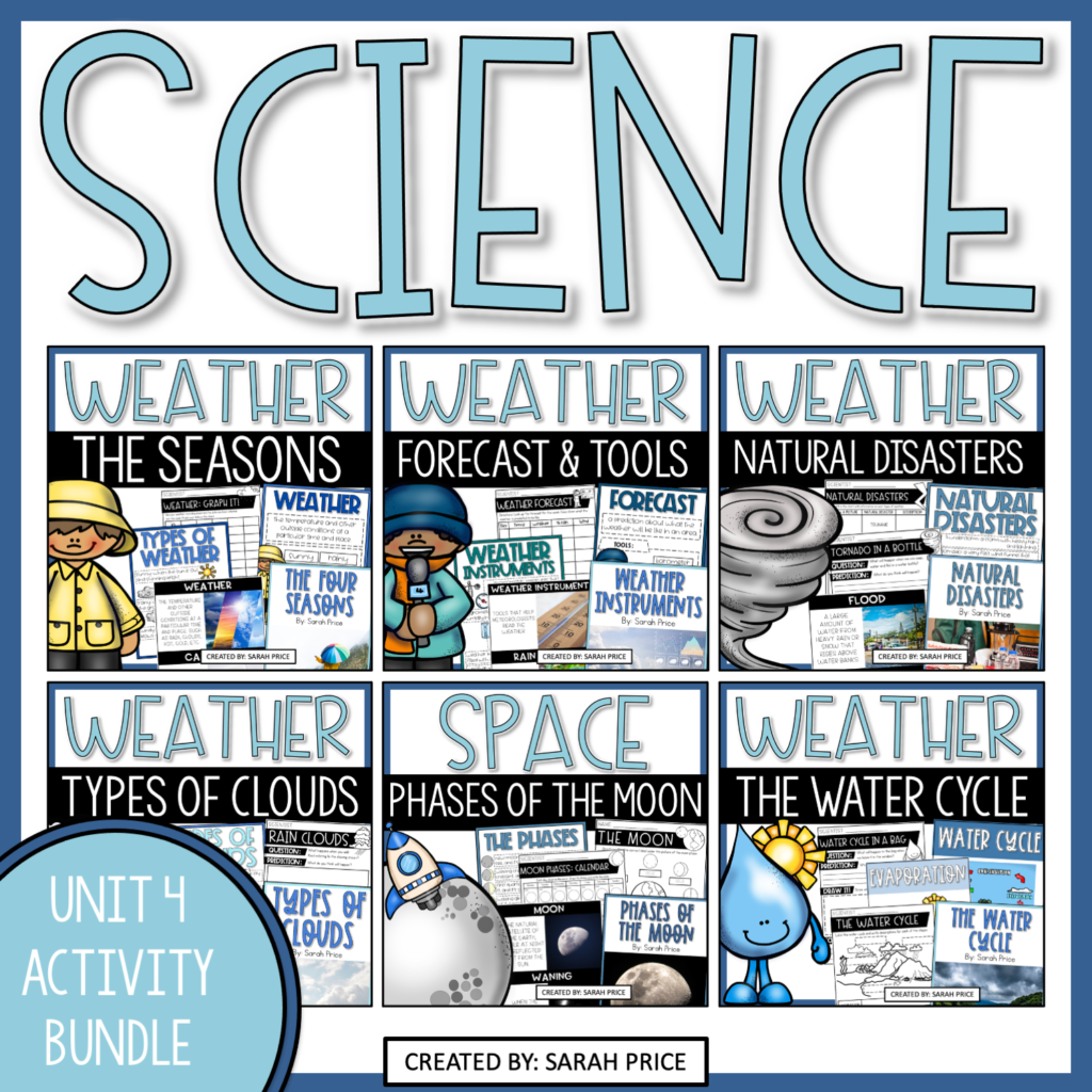 weather science activity pack 