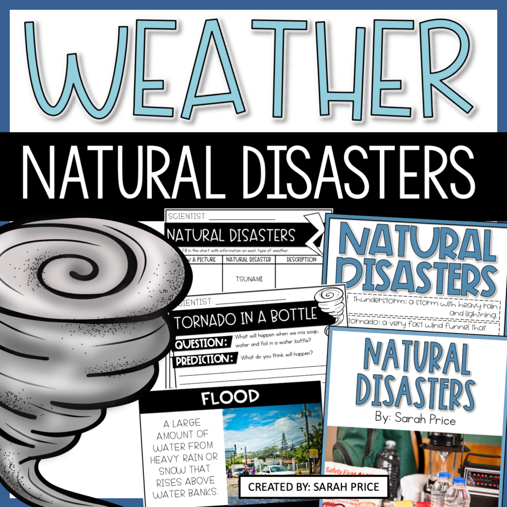 Natural Disasters for kids unit picture 