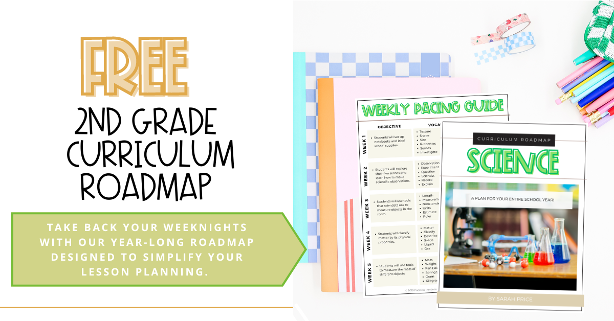 Science Curriculum Roadmap for 2nd grade