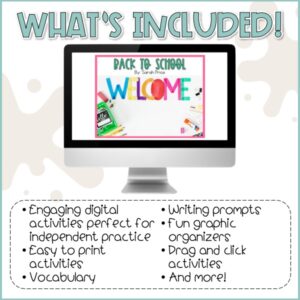 2nd, 3rd & 4th Grade School Rules & Procedures - Printables & Digital Activities