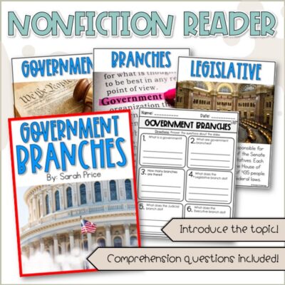 Branches Of Government Social Studies Resource For 2nd Grade ...