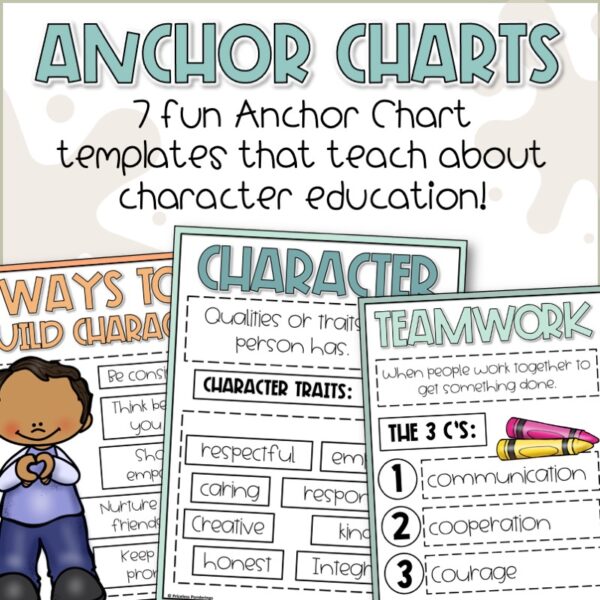 Character education activities for kids cover