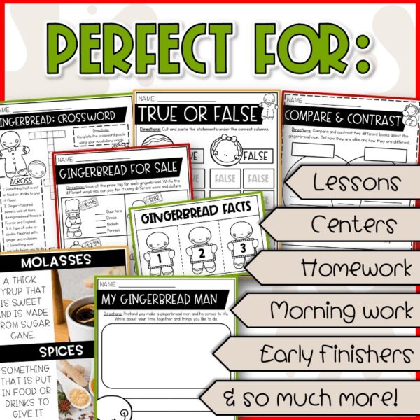 December Worksheets Bundle Activities for Kids