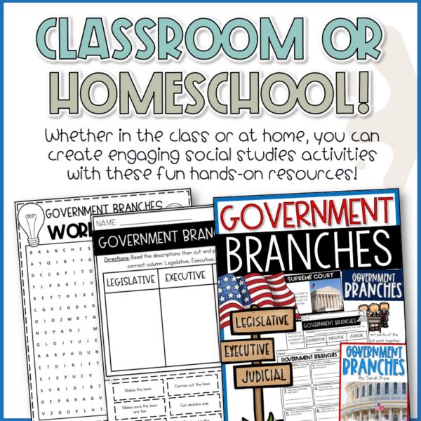 Government Unit Social Studies Worksheets