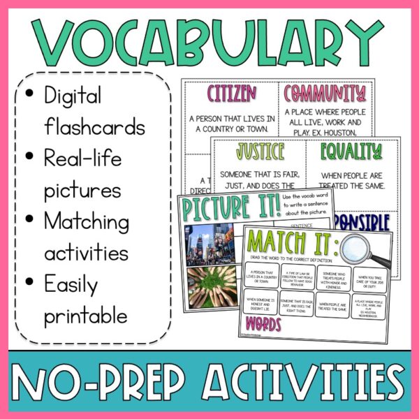 How to Be a Good Citizen Digital Activities - 2nd & 3rd Grade Social Studies cover