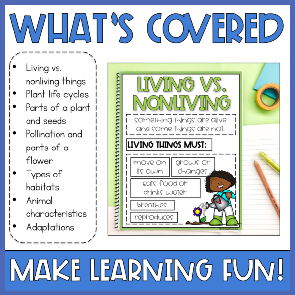 2nd Grade Life Science | Plants Animals Habitats | Worksheets & Digital Bundle - Image 3