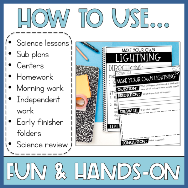 Weather Activities Interactive Science Notebook 2nd 3rd Grade Science Unit Plans - Image 4