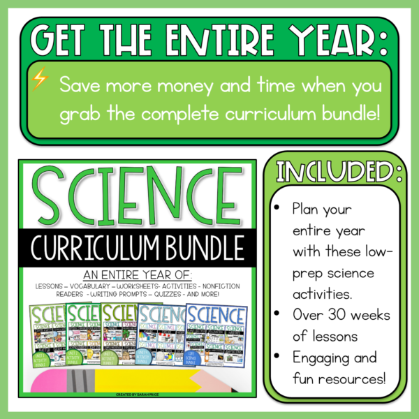 2nd & 3rd Grade Physical Science and Energy Anchor Charts & Posters Bundle - Image 10