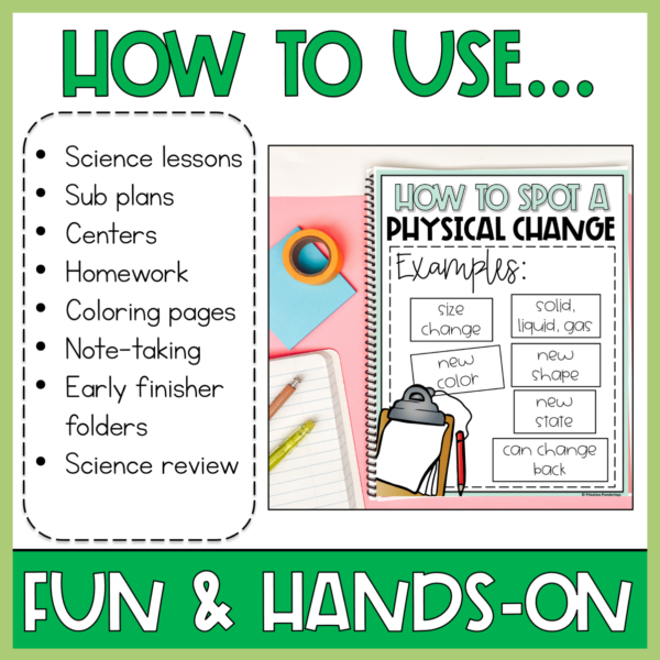 2nd & 3rd Grade Physical Science and Energy Anchor Charts & Posters Bundle - Image 2