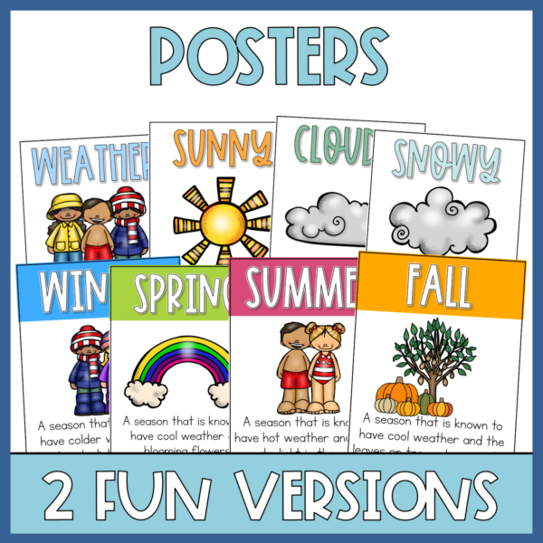 Weather Activities Science Anchor Charts 2nd 3rd Grade Science Posters - Image 7