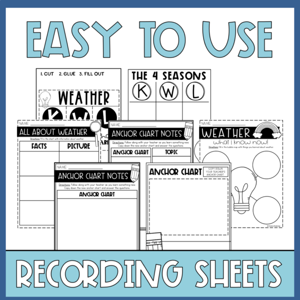 Weather Activities Science Anchor Charts 2nd 3rd Grade Science Posters - Image 8