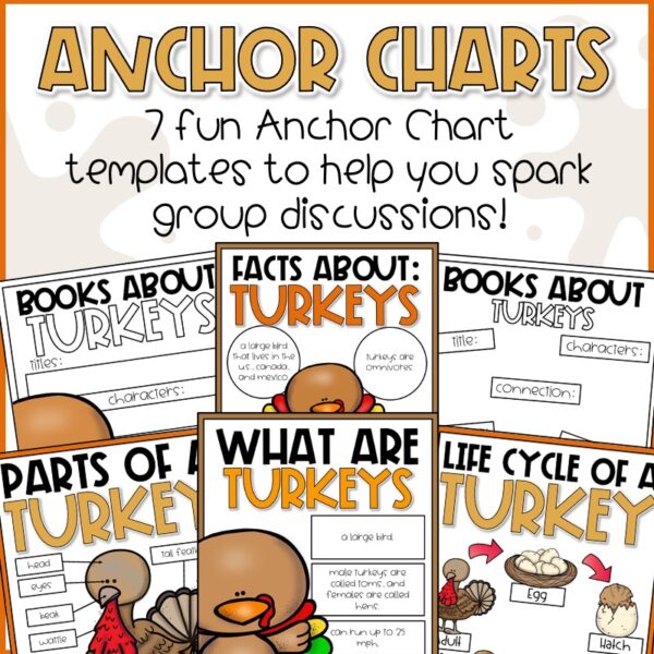 Turkeys Worksheets | November Activities | Science, Math, & ELA Activities for Kids