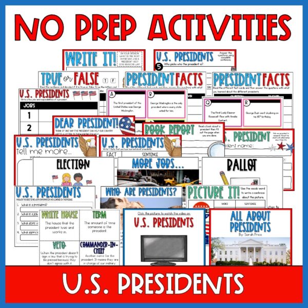 digital government activities for kids presidents