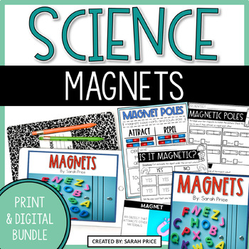 2nd & 3rd Grade Science Magnets Unit - Magnetism Activities and Digital ...