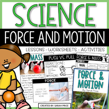 Force and Motion 2nd & 3rd Grade Science Unit Plans Force and Motion ...