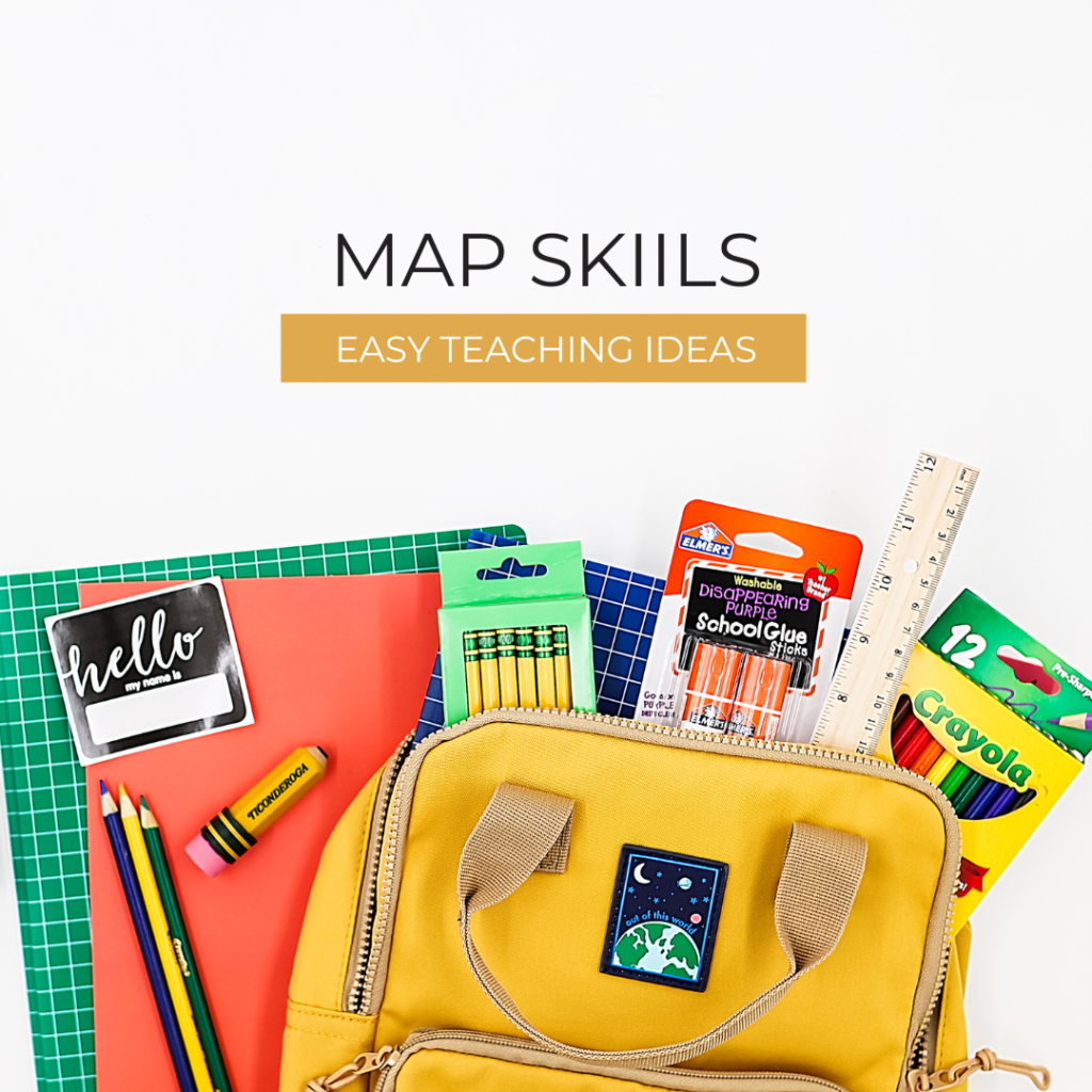 teaching map skills to children blog image