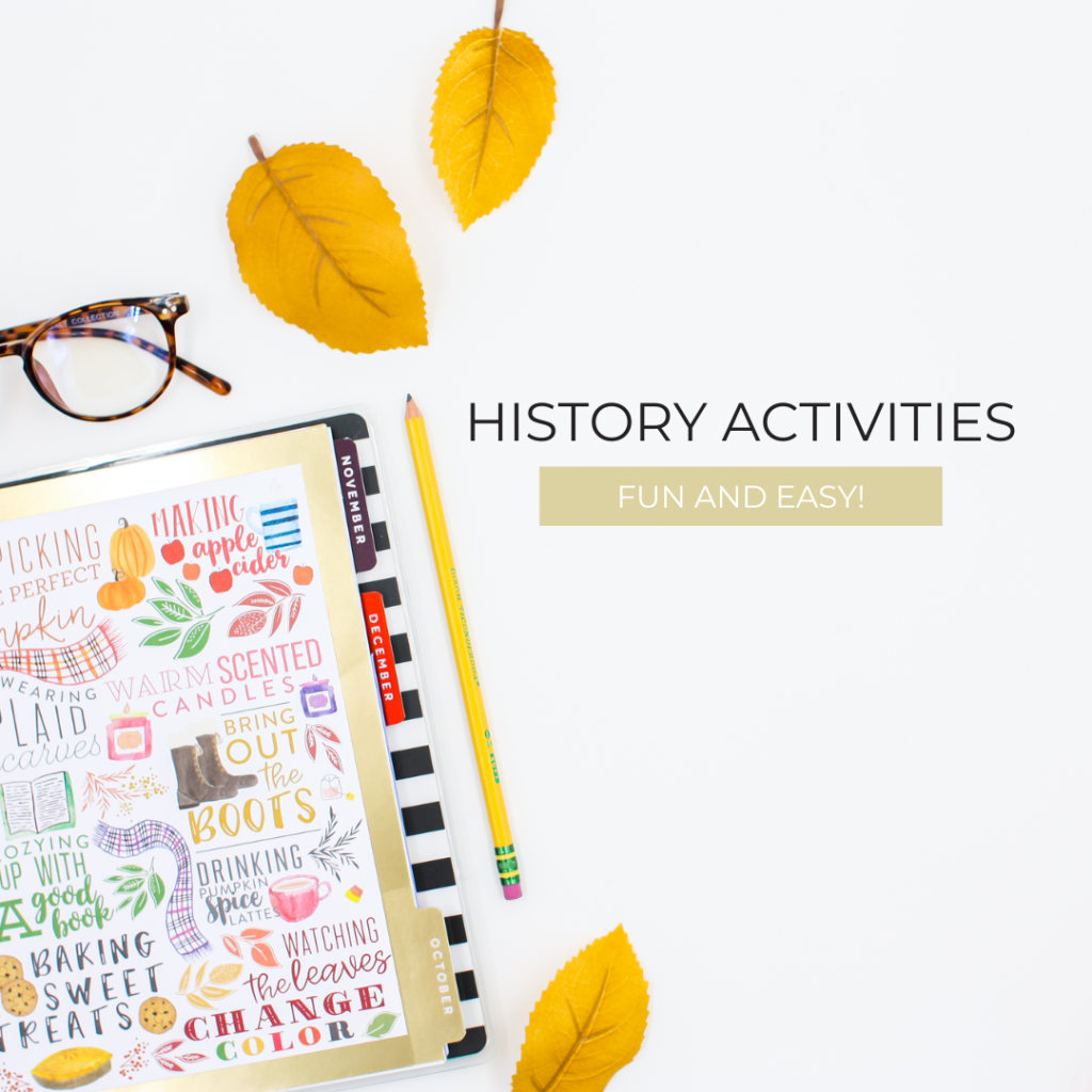 history activities for kids blog post