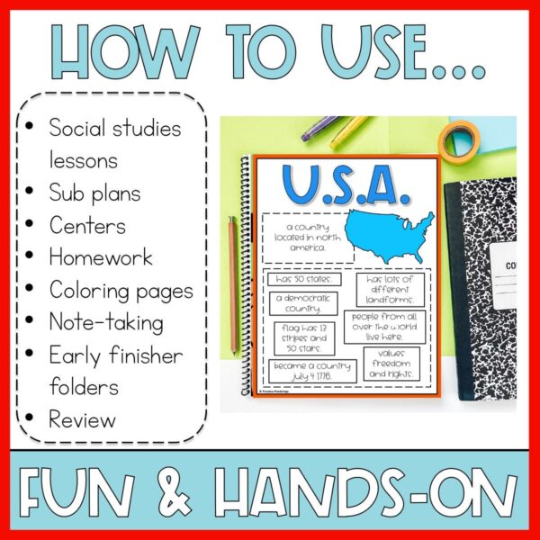 U.S. Symbols and United States Anchor Charts and Social Studies Posters - Image 2