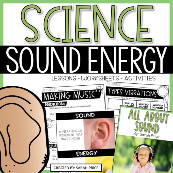 2nd Grade Science Sound Energy Science Experiments Science Interactive Notebook