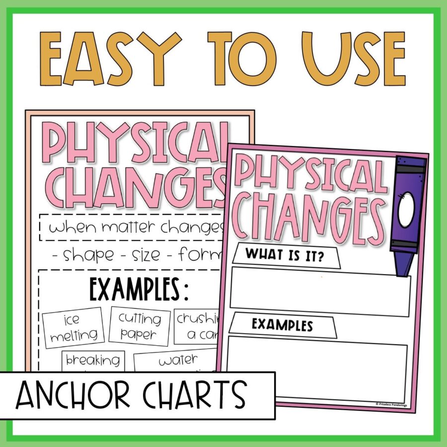 2nd Grade Science Physical Changes & Properties Of Matter Interactive ...